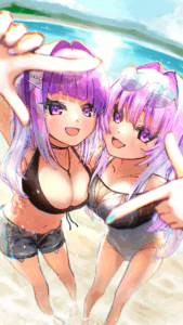 水着オリジナルキャラ